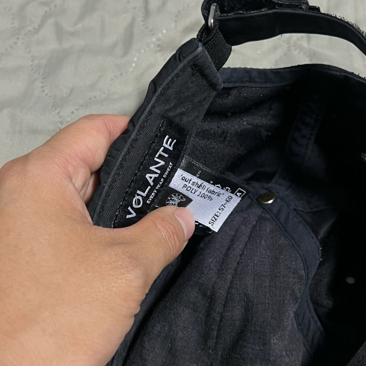 볼란테 볼캡 블랙 모자 검정 스포티 VOLANTE 이미지