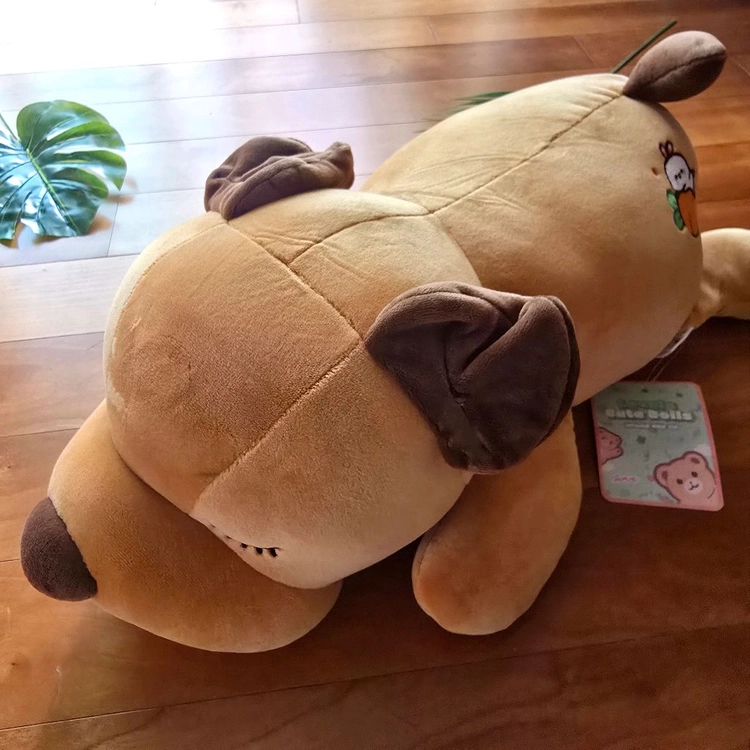 (새상품) 보들보들 강아지 쿠션 37cm 인형 이미지