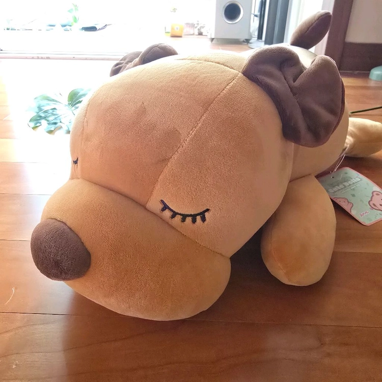 (새상품) 보들보들 강아지 쿠션 37cm 인형 이미지