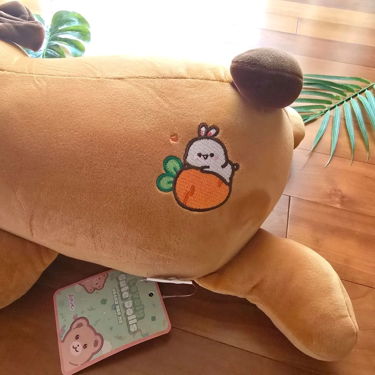 (새상품) 보들보들 강아지 쿠션 37cm 인형 이미지