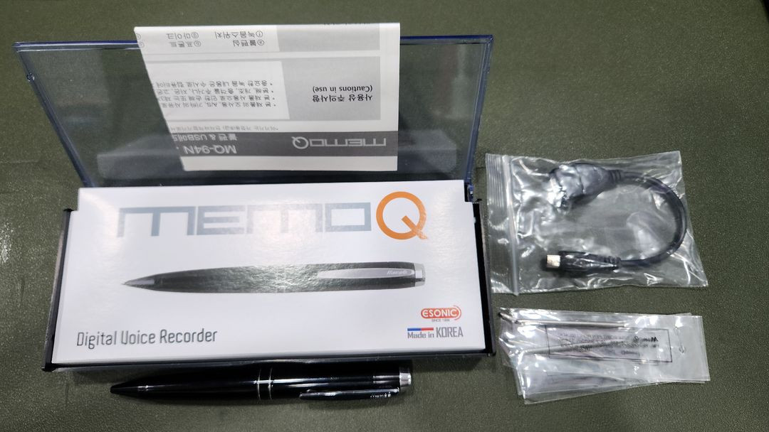 볼펜형 이소닉 MEMO-Q MQ-94N 디지털 보이스레코더 음성 녹음펜 이미지