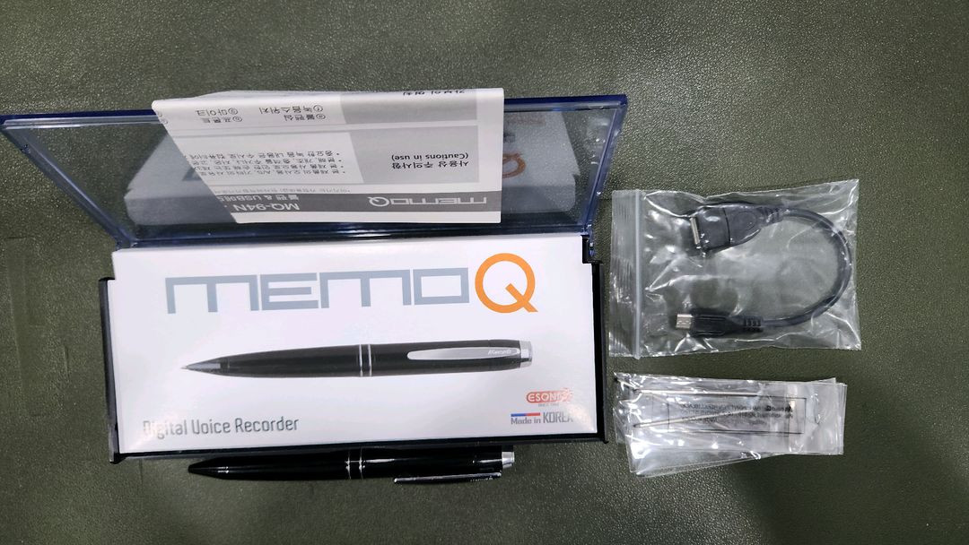 볼펜형 이소닉 MEMO-Q MQ-94N 디지털 보이스레코더 음성 녹음펜 이미지