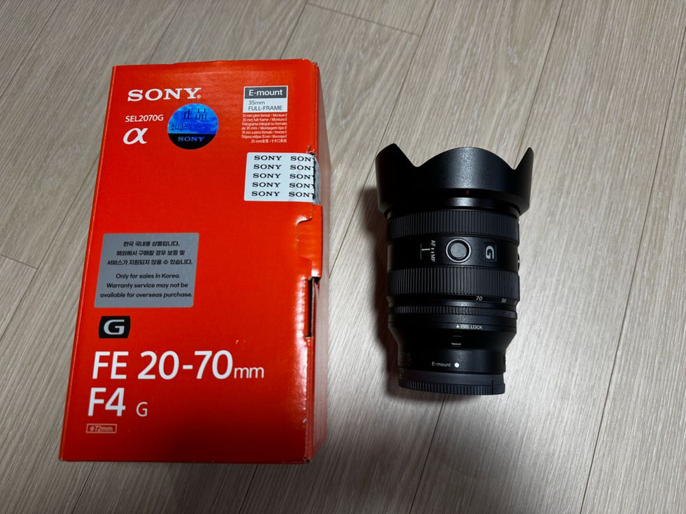 소니 카메라 FE2070G 렌즈 이미지
