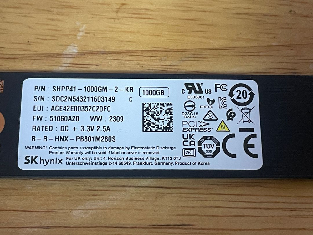 P41 SSD 1TB.정품 이미지