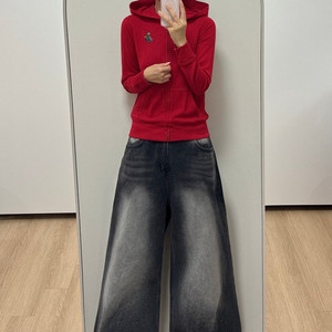 폴로 랄프로렌 폴로 베어 레드 후드집업 이미지
