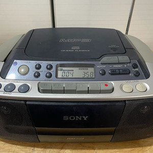 소니 Sony cd 플레이어 fm라디오 출력 좋아요 220v 정상작동 영상있음 이미지