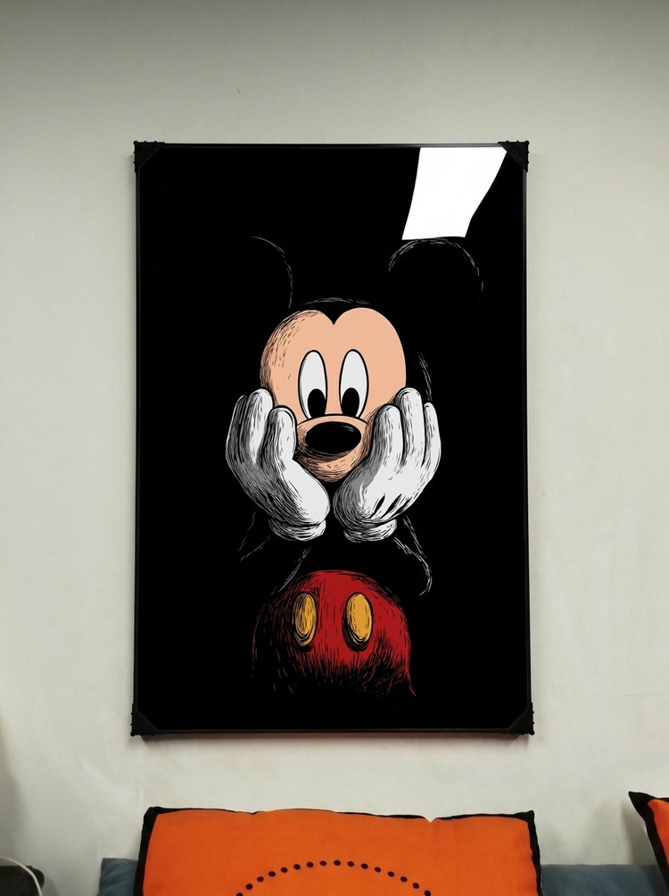 그림 액자 팝아트 인테리어소품 벅스버니그림 벅스버니액자 유니크 모던 캐릭터 아트포스터 집들이 선물 거실 침실 아이방 이미지