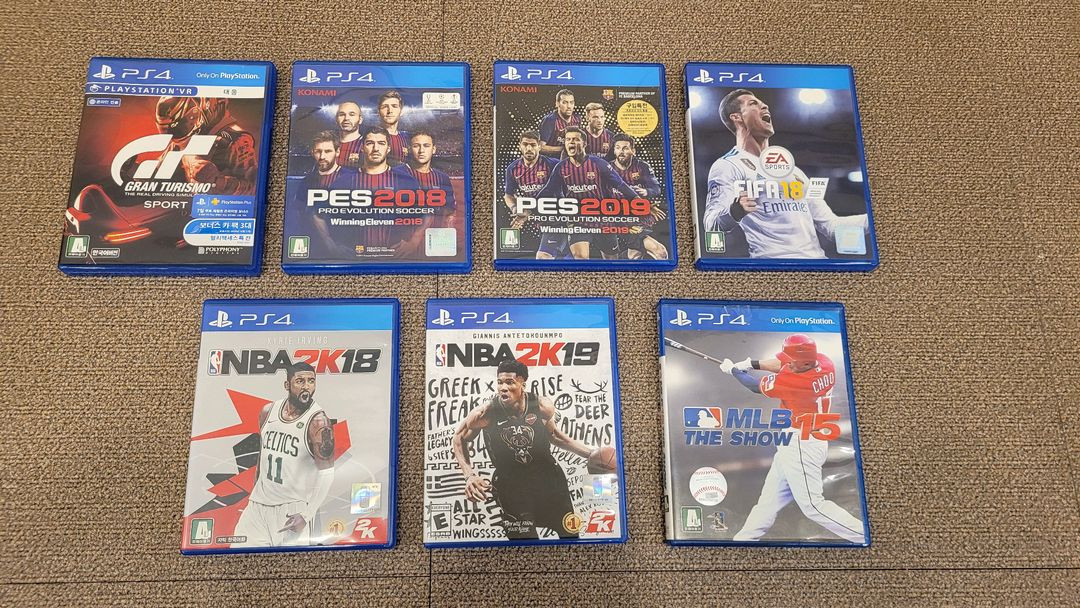 PS4 / PS5 스포츠 게임 시디 일괄 판매 (안전결제) 이미지