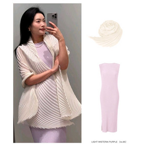 이세이미야케 롬버스 원피스&스카프,플리츠플리즈 이미지