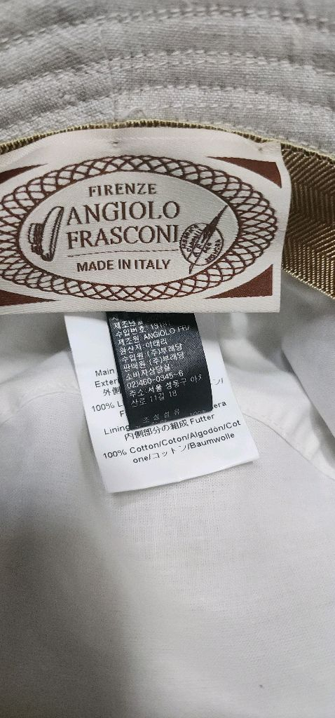 ANGIOLO 린넨모자/ 르베이지 블라우스 이미지
