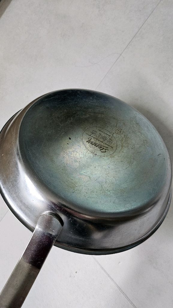 (2개)스테니 무연마제 통5중 스텐 후라이팬 24, 28cm 이미지