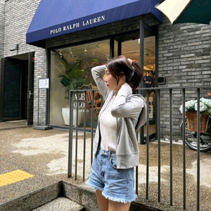 피프틴엠 후드 그레이 0사이즈 데님 팬츠2사이즈 이미지