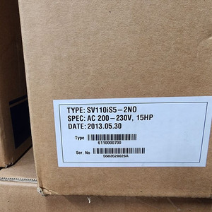 LS 인버터 SV110IS5-2N(15HP/220V) 새제품 이미지