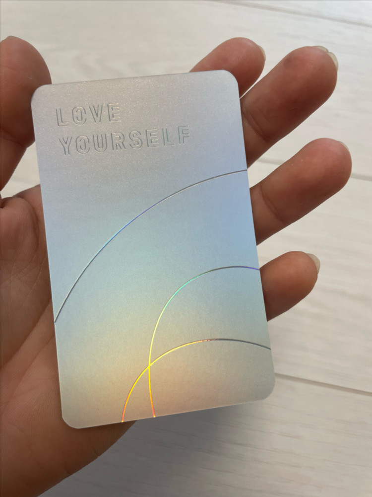 폭덤))방탄소년단 bts 럽유얼셀프앤써 love your self 앨범 지민 포카 포토카드 이미지