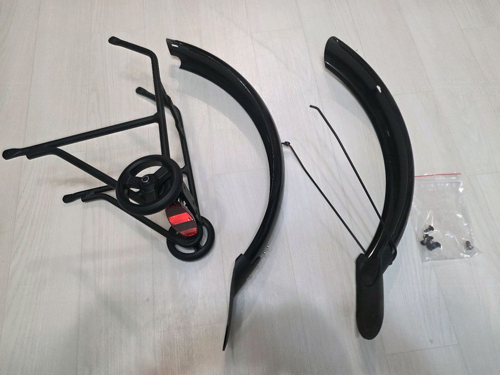 브롬톤G라인 정품 리어랙 + 머드가드 set 이미지