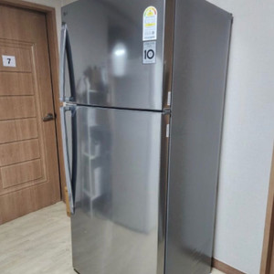 LG 516L 디오스 2도어 양문형 2도어 냉장고b477sm GN-C602HLCU 실버 이미지