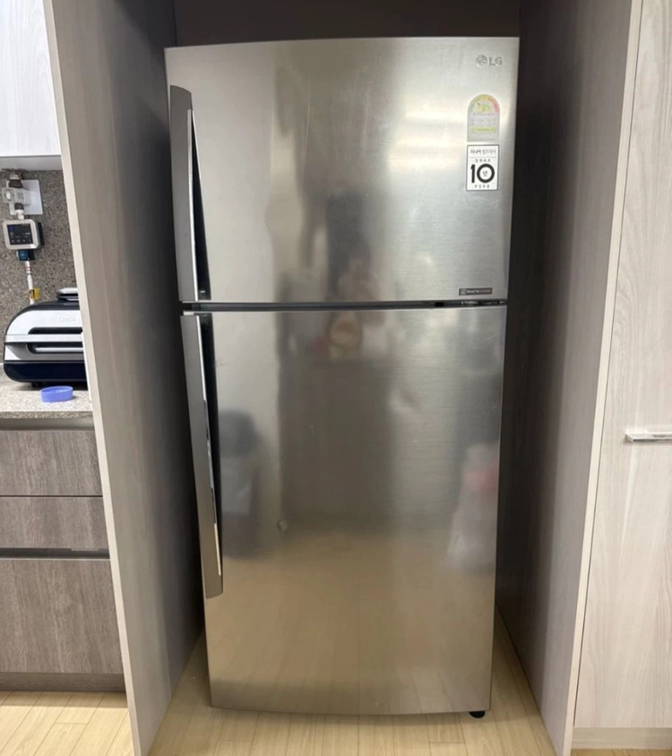 LG 516L 디오스 2도어 양문형 2도어 냉장고b477sm GN-C602HLCU 실버 이미지