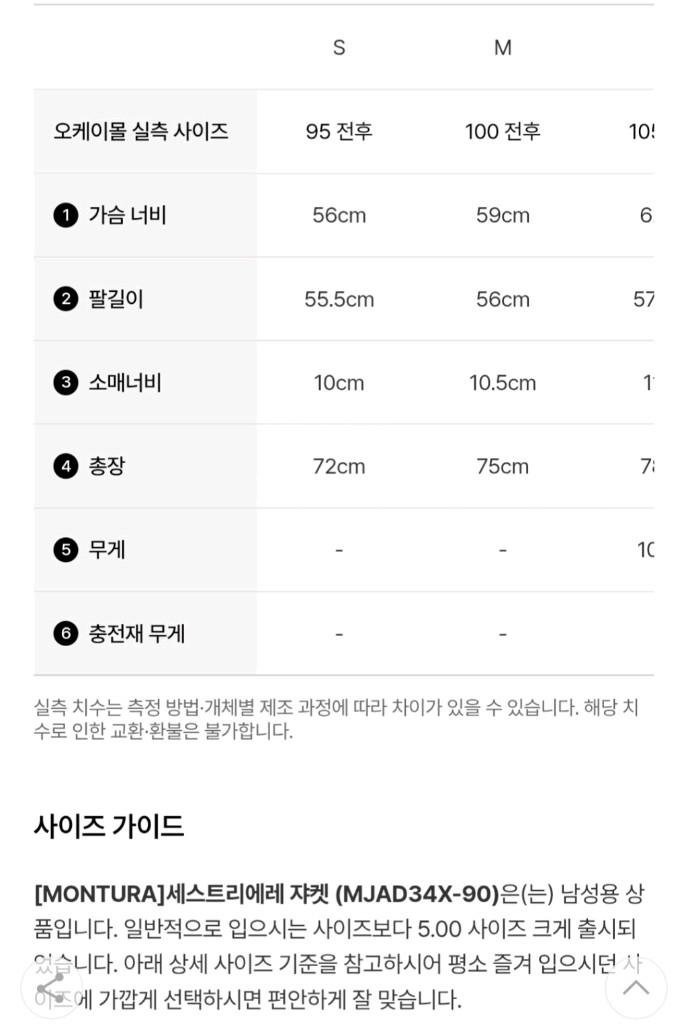 몬츄라 남성 세스트리에레 쟈켓 (SESTRIERE JACKET) 이미지