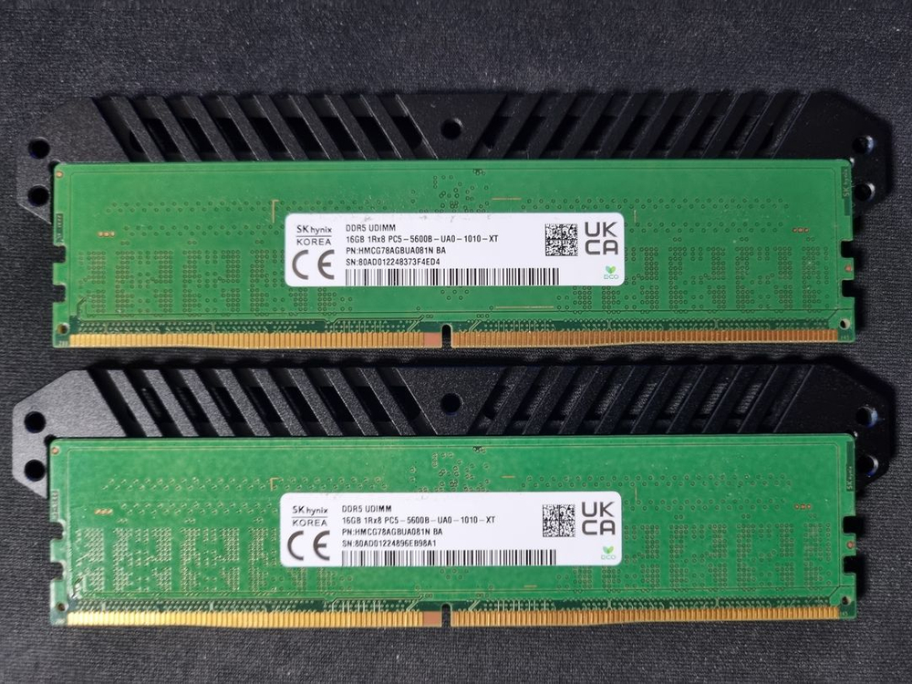 SK하이닉스 DDR5-5600 16GB 2개 + 김둘레 방열판 이미지