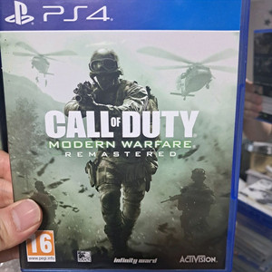 ps4 콜오브듀티 모던워페어 리마스터 영문판 이미지