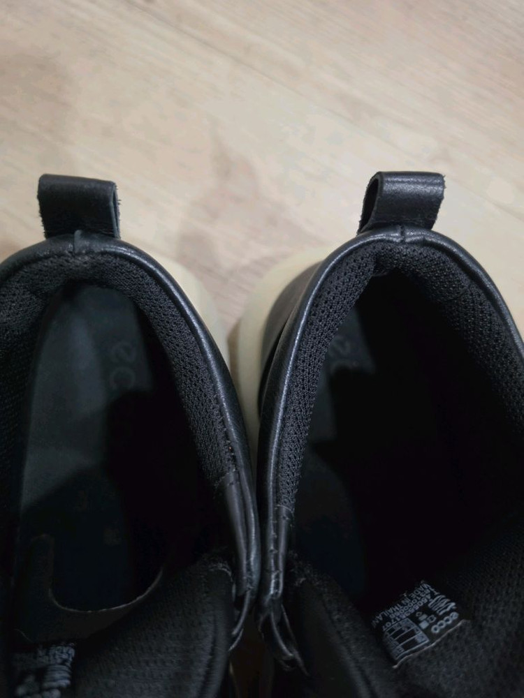 ECCO 시넵스 하이탑 야크가죽 스니커즈 38 240mm 이미지