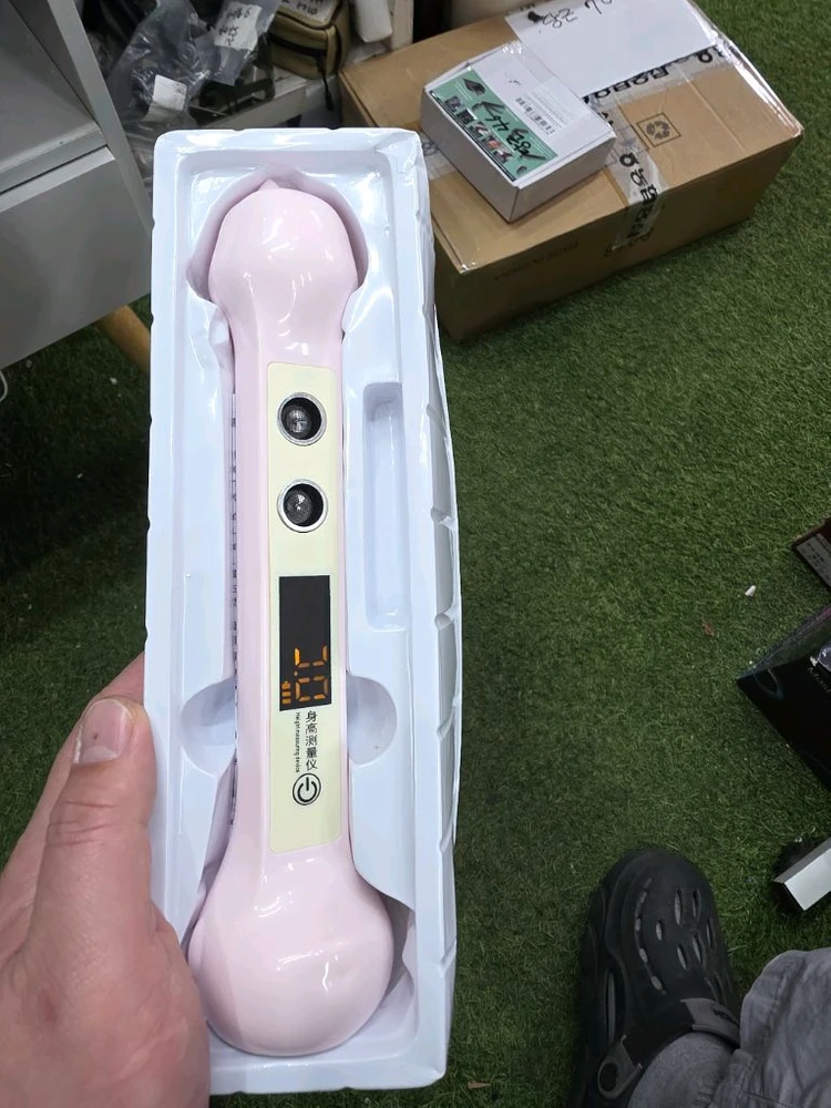 새상품 핑크 오리 스타디 오미터 휴대용 키재기 이미지