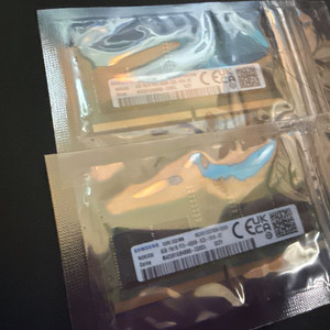 삼성 노트북램 DDR5 4800 8gb 2개 판매합니다 이미지