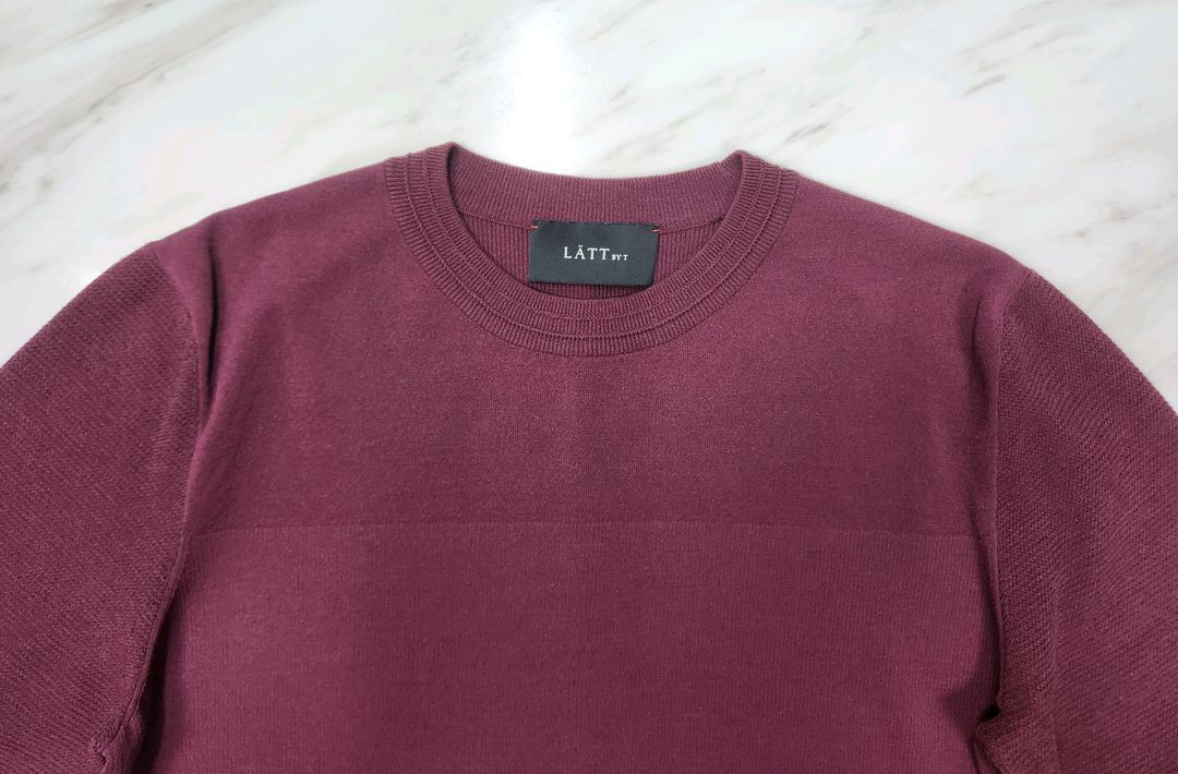 [파격가 한섬 여성] LATT by t 냉감 7부 반팔 니트 90사이즈 시리즈 시스템 타임 에피그램 폴로 아미 마인 이미지