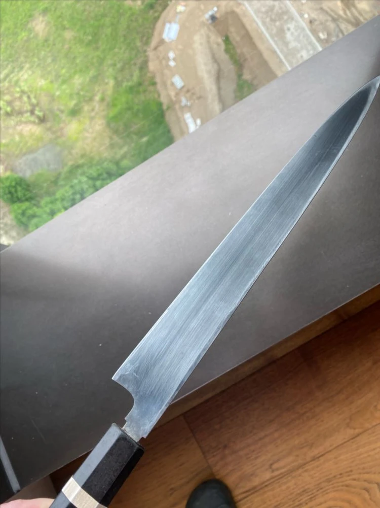 마사모토 옥청강 360mm 혼야끼 야나기바 사시미칼 팝니다 이미지