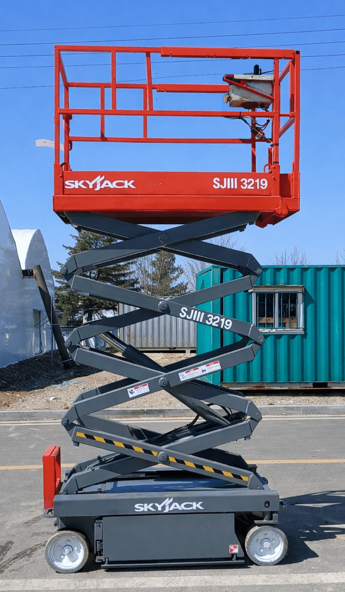 SKYJACK SJ3219 전동 시저리프트 고소작업대, 배터리시져리프트, 고소작업대렌탈, 리프트임대, 렌탈판매, 전 이미지