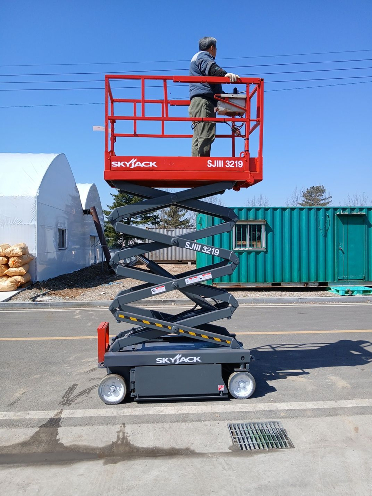 SKYJACK SJ3219 전동 시저리프트 고소작업대, 배터리시져리프트, 고소작업대렌탈, 리프트임대, 렌탈판매, 전 이미지