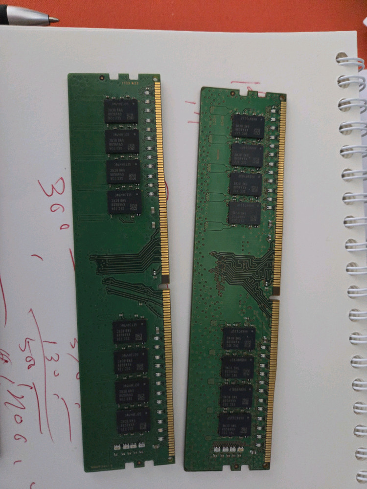 DDR4 메모리 16GB 2개 세트 이미지