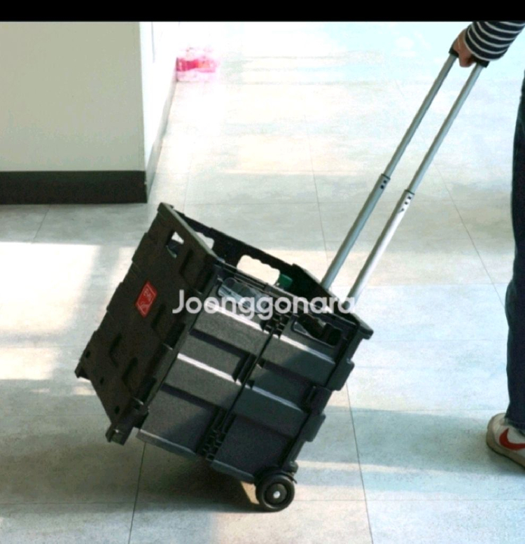 무배새상품폴딩카트초대형50리터튼튼수납짱23 이미지
