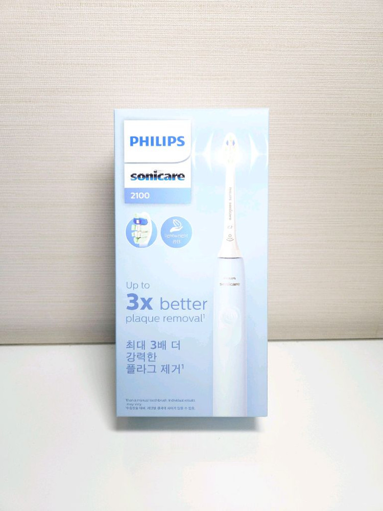필립스 소닉케어 전동칫솔 무선충전 스카이블루 이미지