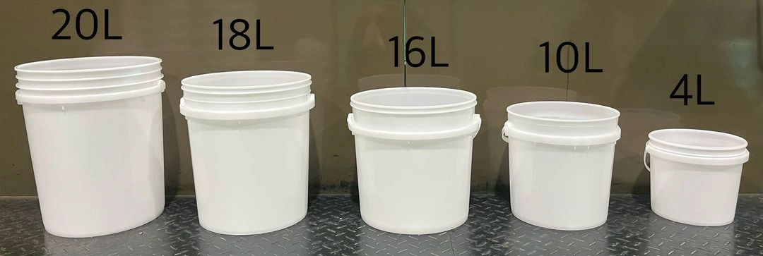 원형용기 (PAIL)(플라스틱통,페인트통, 세차버 킷, 벌크용기)팝니다. 이미지
