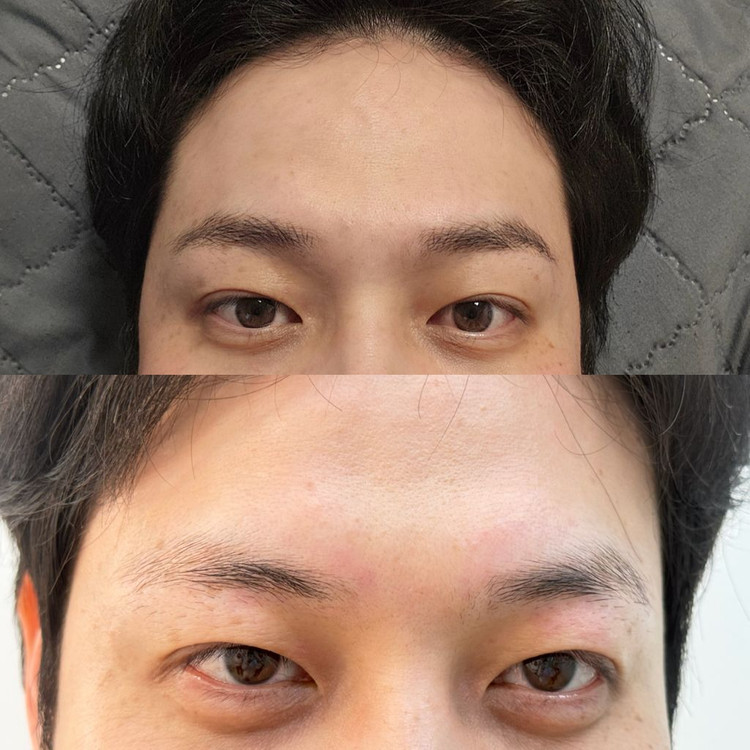 무료 모델 모집중 눈썹 헤어라인 입술 아이화장 이미지