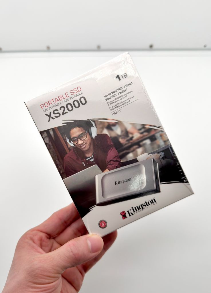 미개봉 킹스턴(Kingston)정품 1TB USB-C 2000MB/s 외장 SSD 이미지