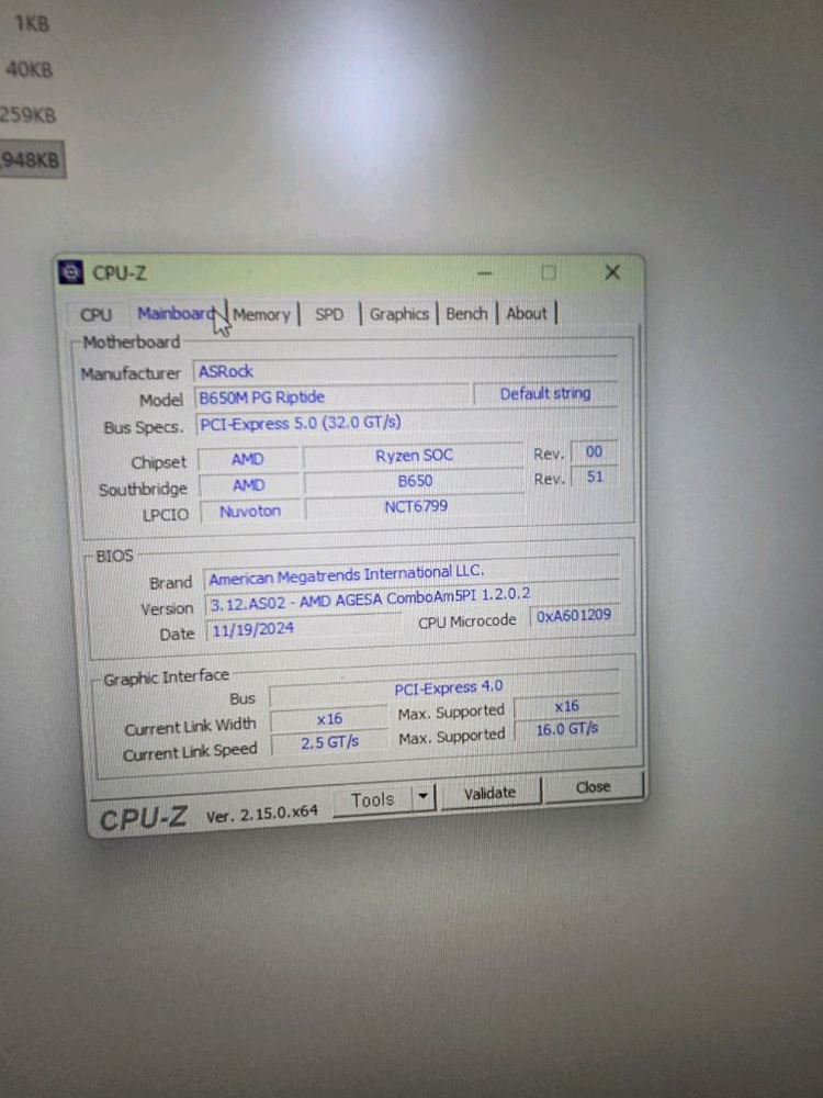 라이젠 7800x3d b650m ddr5 32gb 4080 슈퍼 2테라 팔아요 이미지