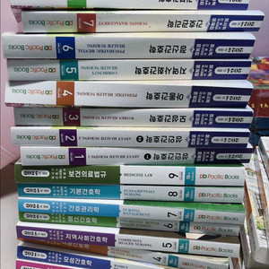 간호학과 국가고시 문제집, 퍼시픽, 필통, 간호사 국가고시 실전문제집, 모의고사, 서울특별시 서울의료원 문제집 이미지