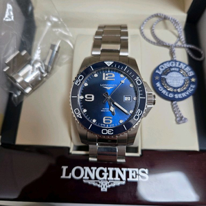론진 하이드로콘퀘스트 41mm 청판 팝니다. 이미지