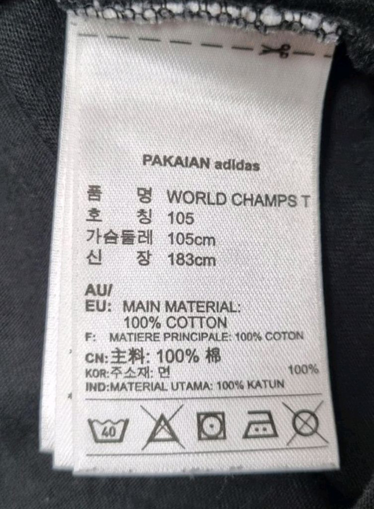 아디다스 오리지널 월드챔스 반팔티셔츠,런닝티셔츠 이미지