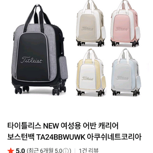 여성용 캐리어 보스턴백 이미지