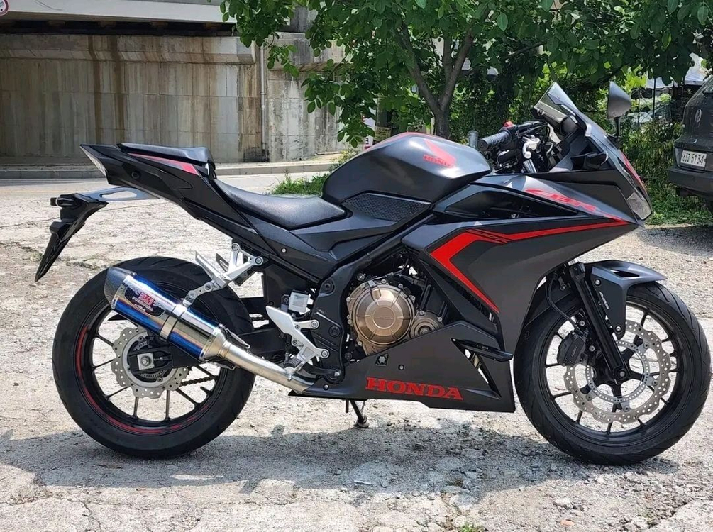 19년식 혼다 cbr 500r 무사고 요시무라 머플러 상태극상 블랙 판매 이미지
