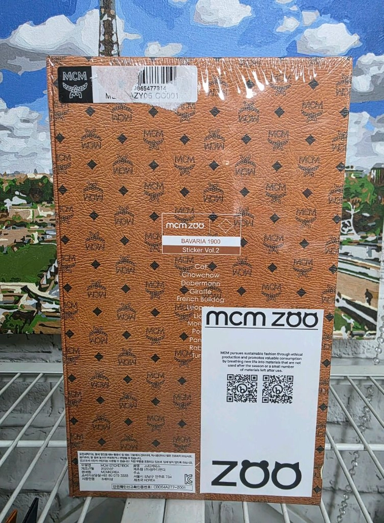 MCM 스티커 박스 ZOO 동물캐릭터 스티커 굿즈 YB56 이미지