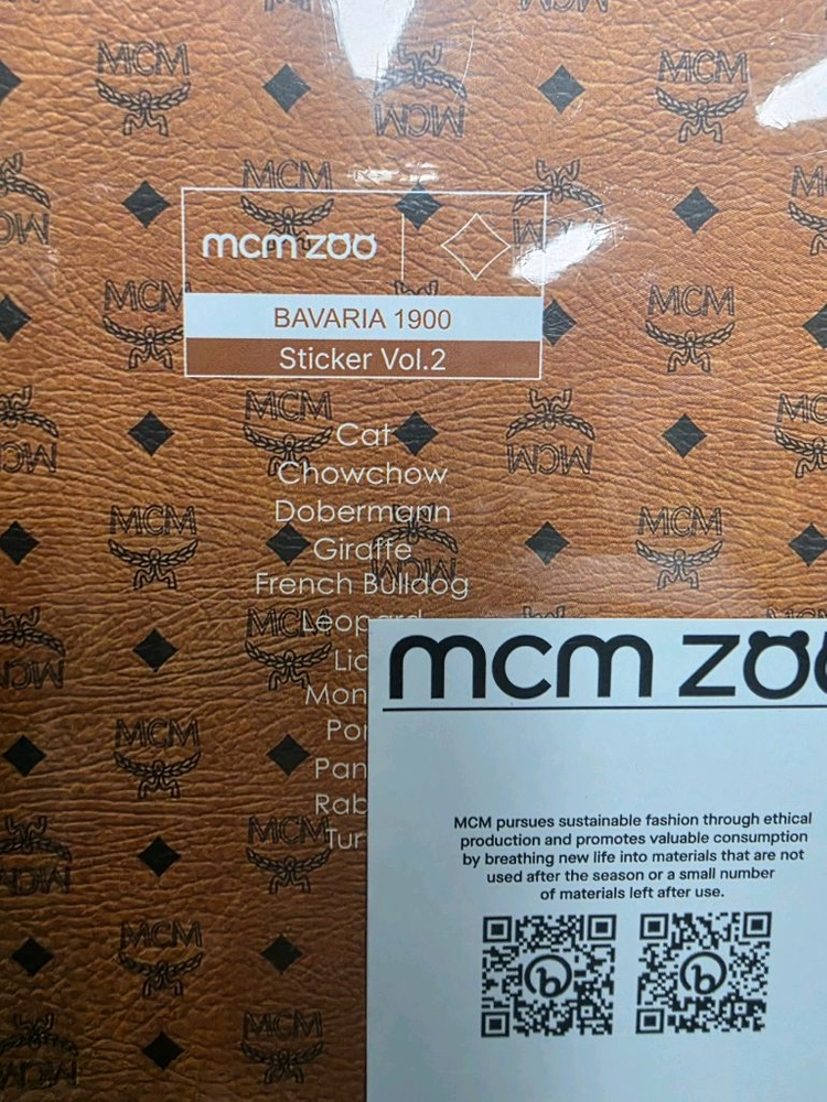 MCM 스티커 박스 ZOO 동물캐릭터 스티커 굿즈 YB56 이미지