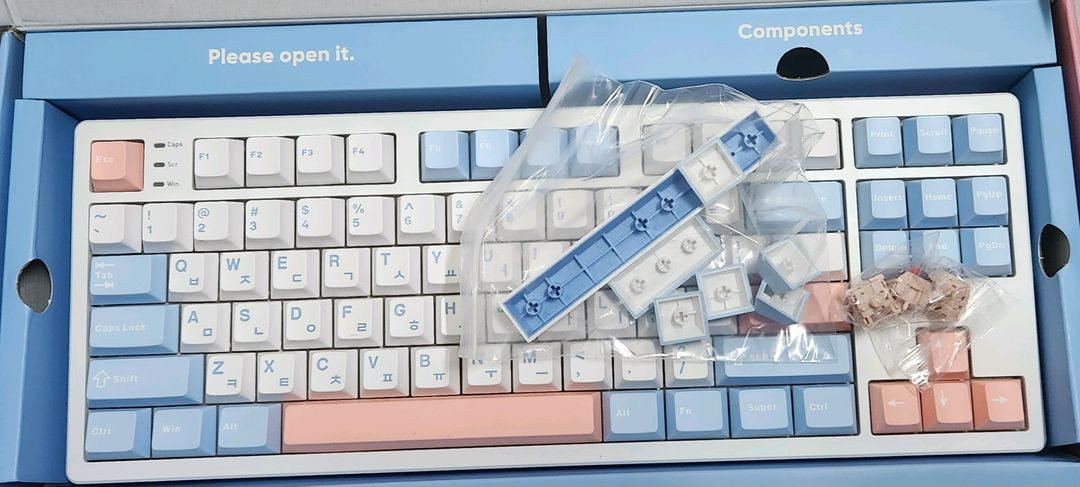 CS87 기계식 키보드 게임용 사무용 이미지