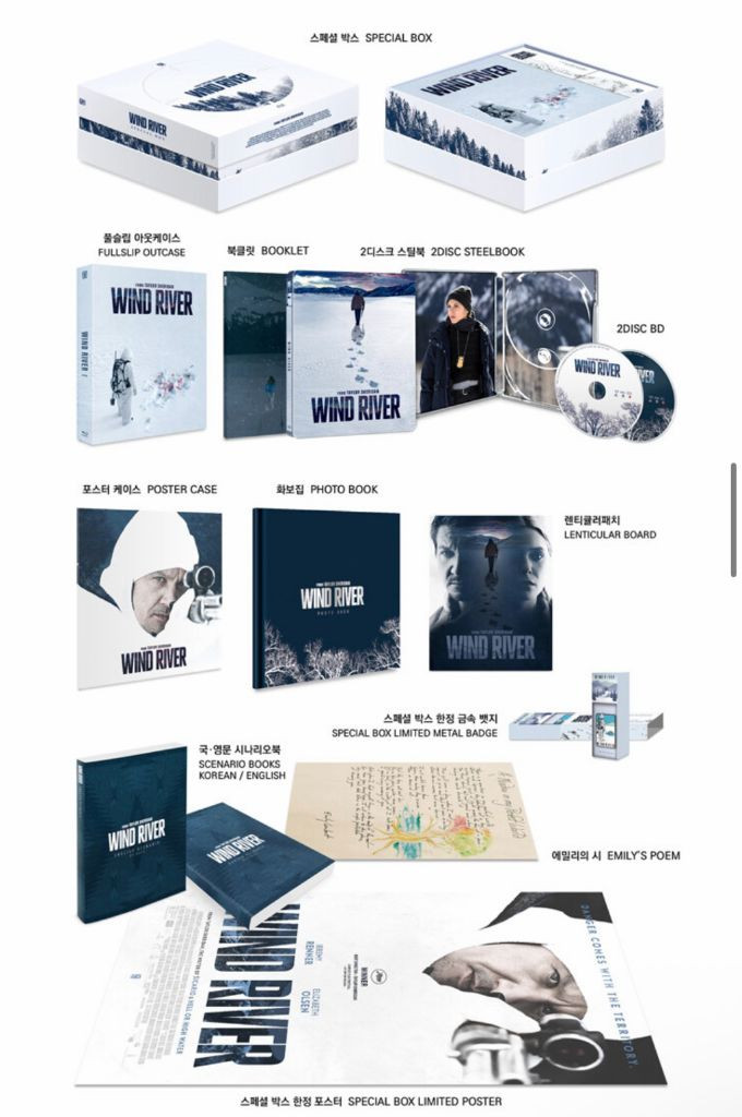 [블루레이] 윈드 리버 : 스페셜 박스 스틸북 한정판 (2disc) 이미지