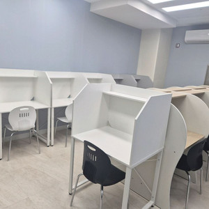 독서실 자습실 학원 책상 의자 세트 이미지