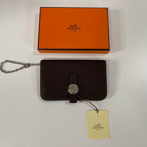 에르메스 도곤 카드지갑 체인 쇼콜라 Hermes 이미지