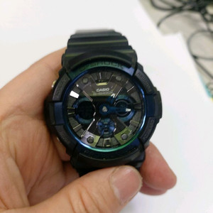 카시오 지샥 블랙 손목시계 이미지